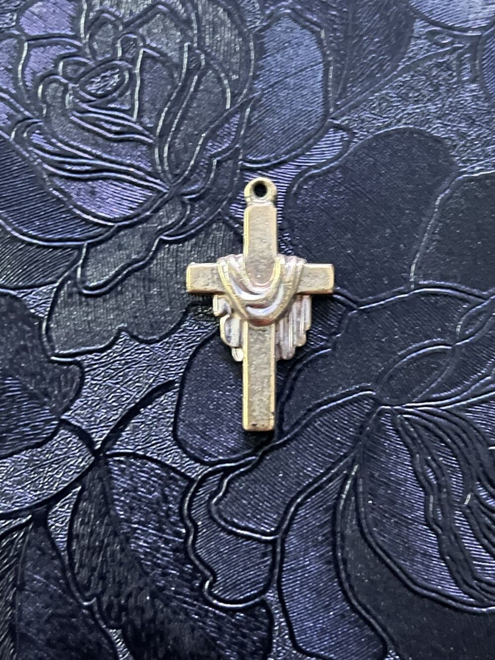 14K Gold Plated Cross Pendant PPC Religious Christian Jewelry